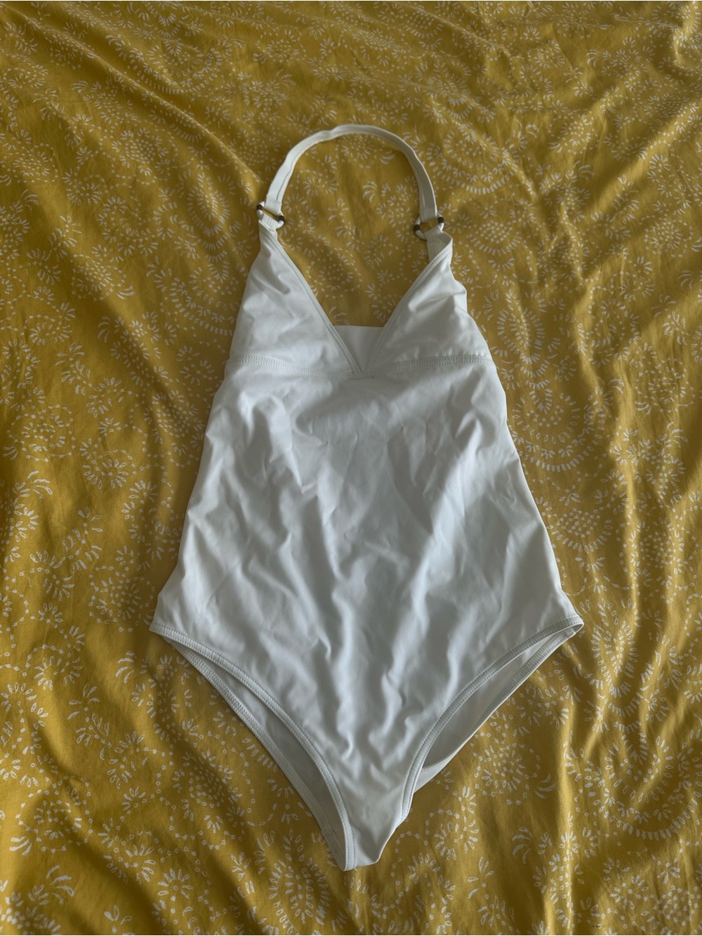 Loro Piana White One-Piece Swimsuit IT42